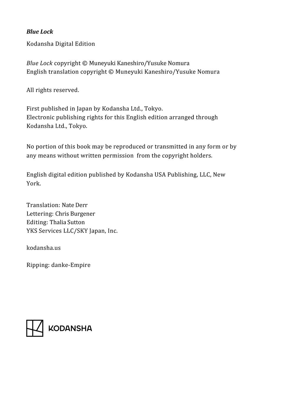 Read Blue Lock Manga Online