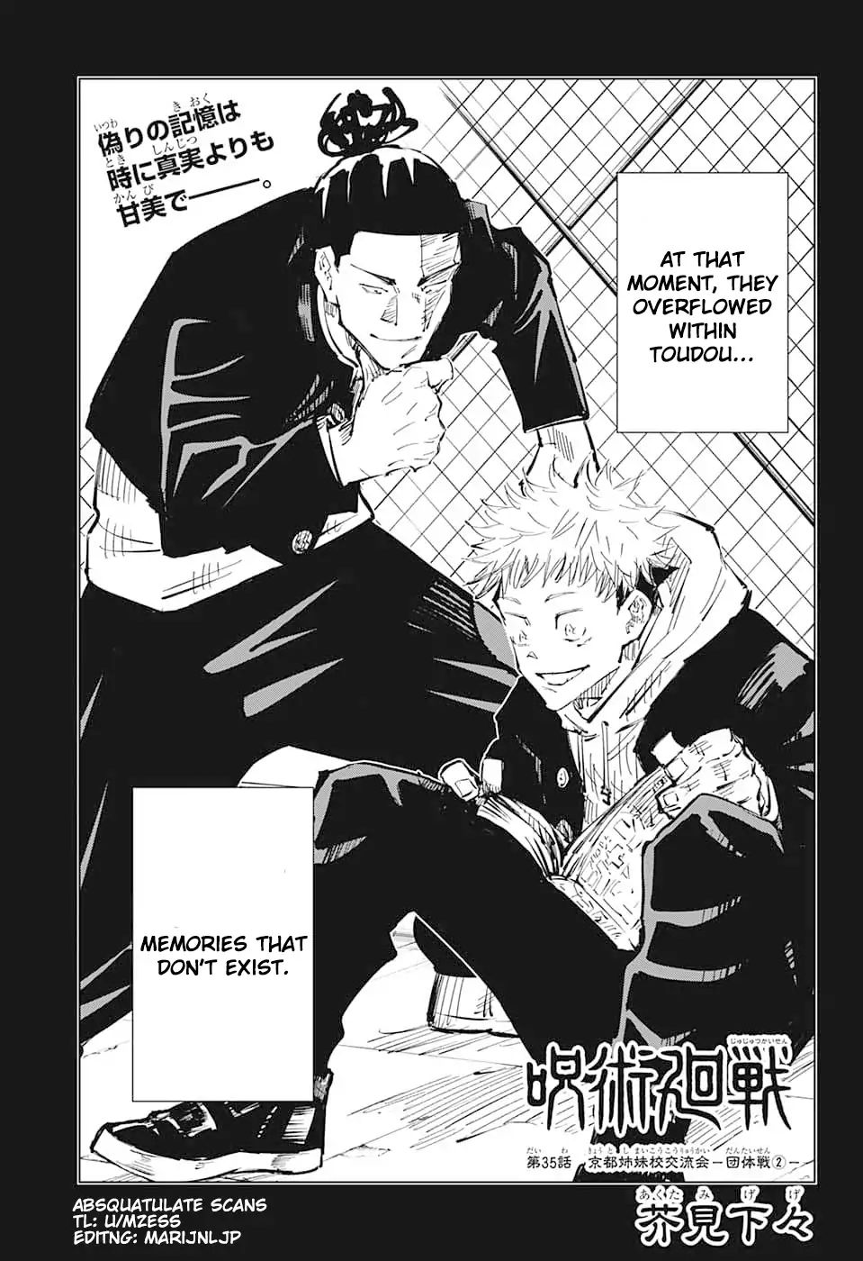 Read Jujutsu Kaisen Manga Online