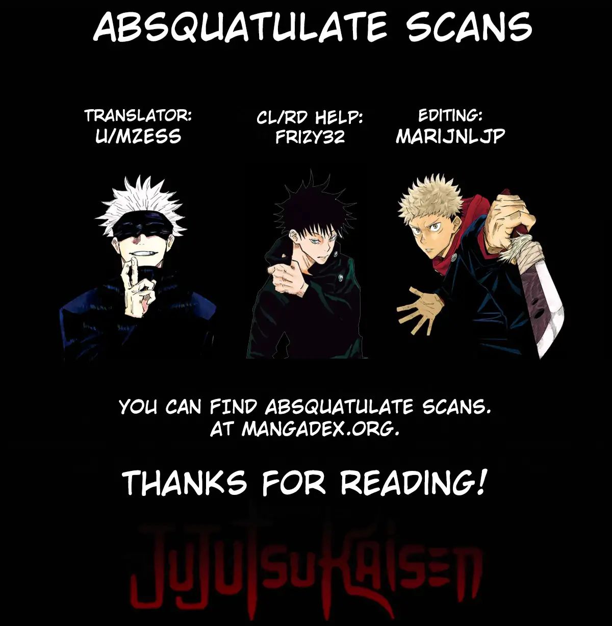 Read Jujutsu Kaisen Manga Online