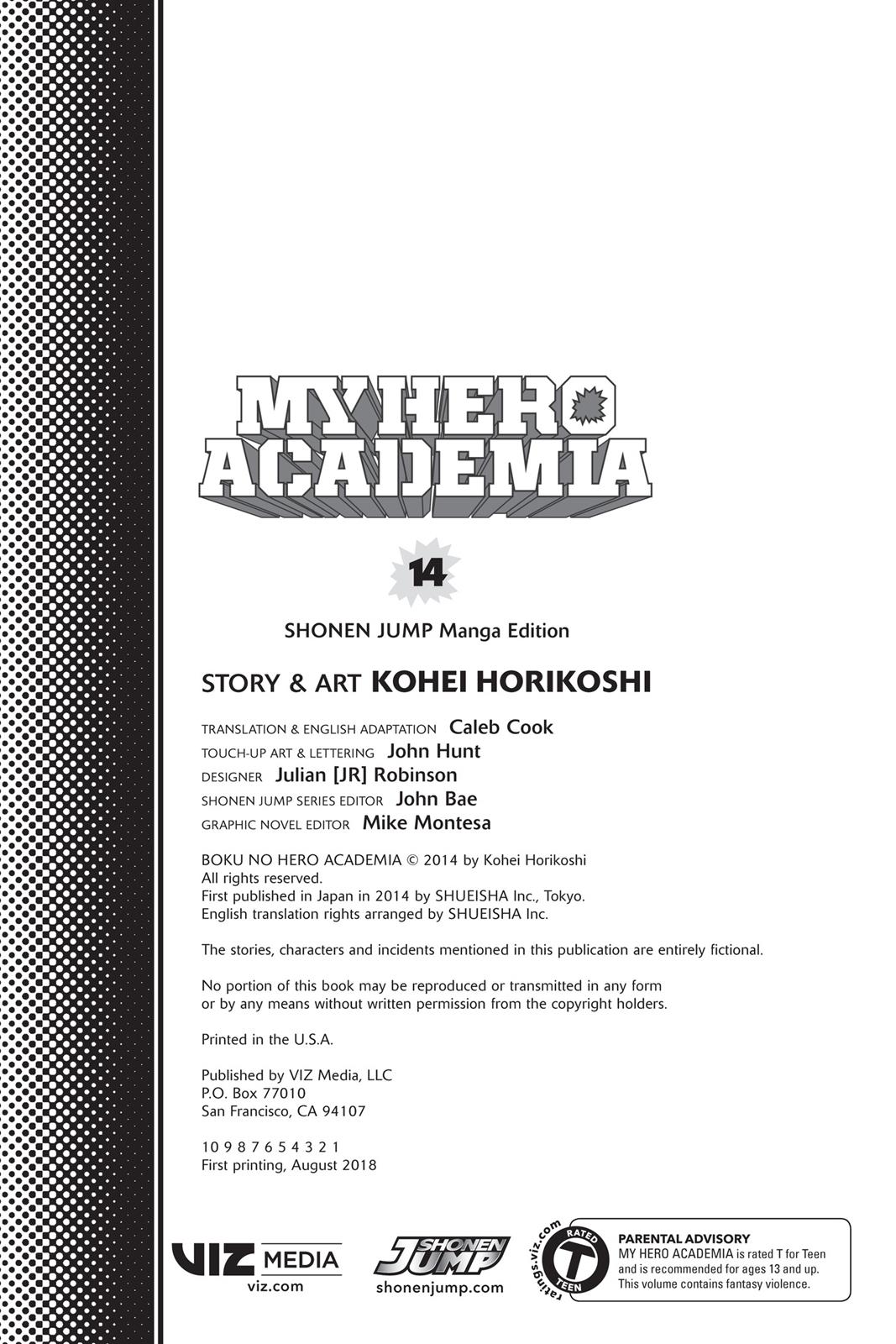 Read MyHeroAcademia Manga Online