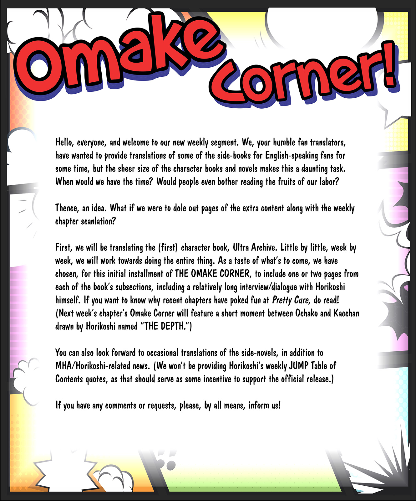 Read MyHeroAcademia Manga Online