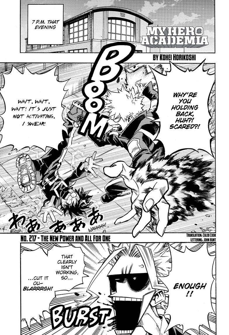 Read MyHeroAcademia Manga Online