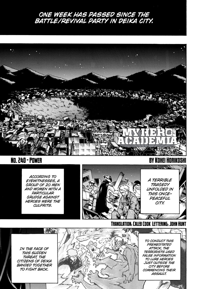 Read MyHeroAcademia Manga Online