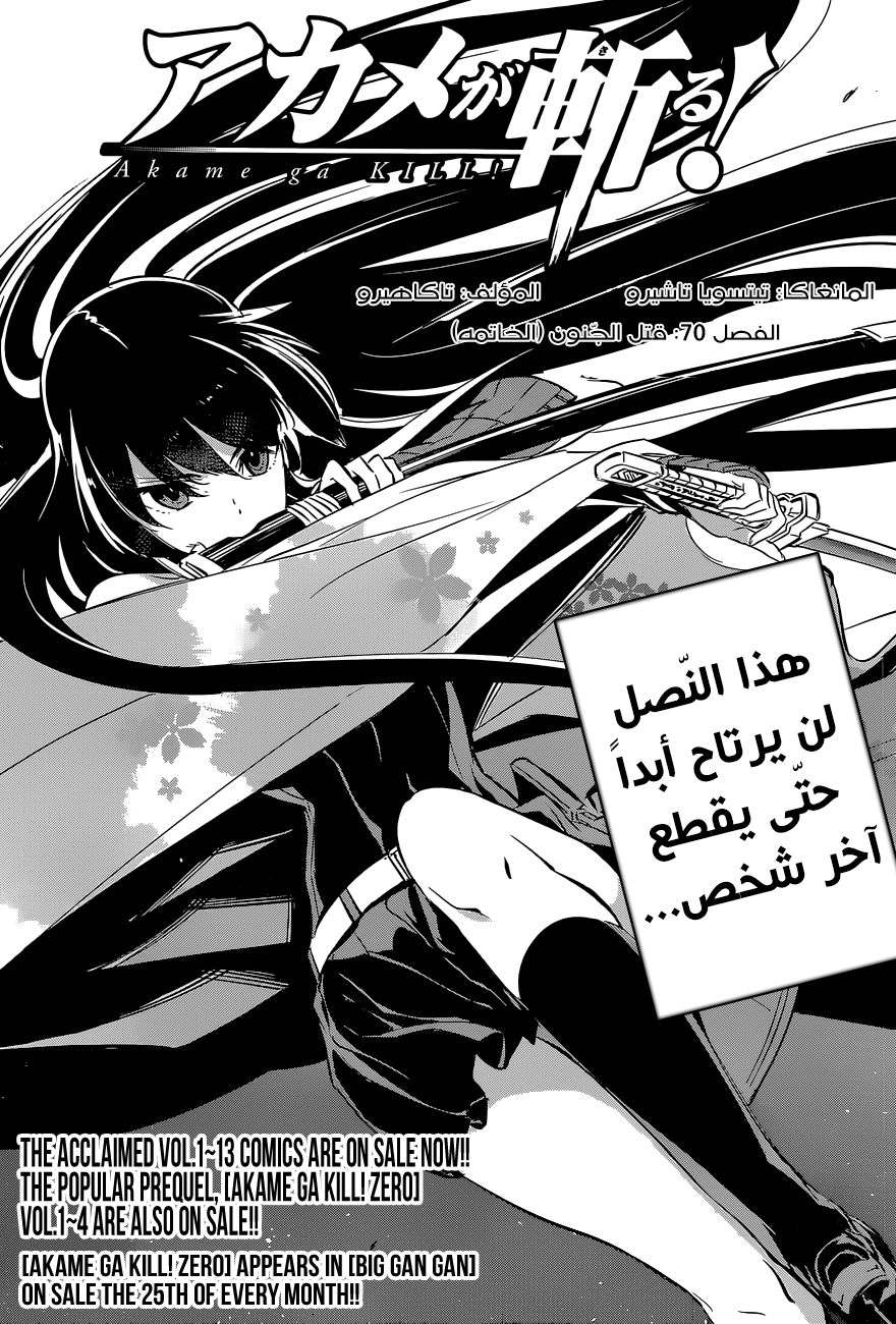 Read Akame ga Kill AR Manga Online