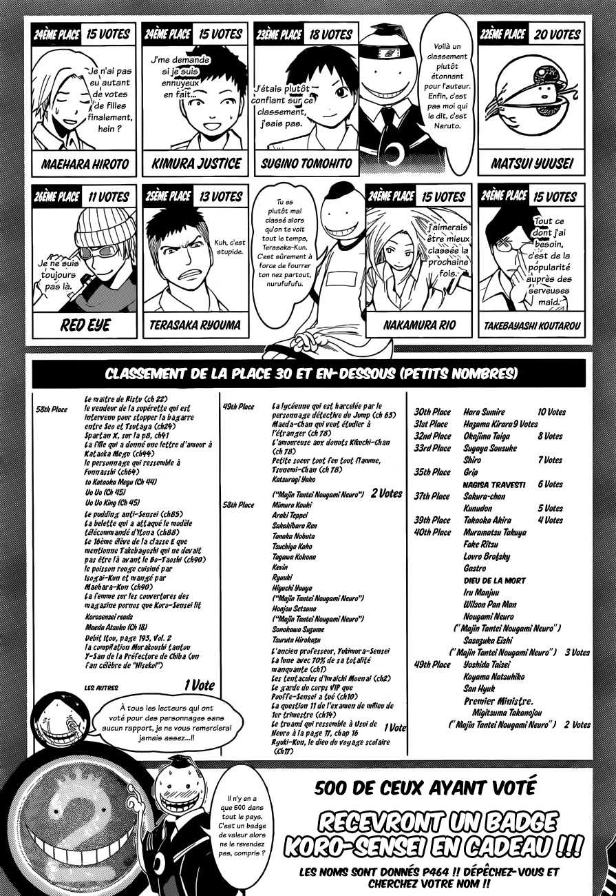 Read Ansatsu Kyoushitsu FR Manga Online