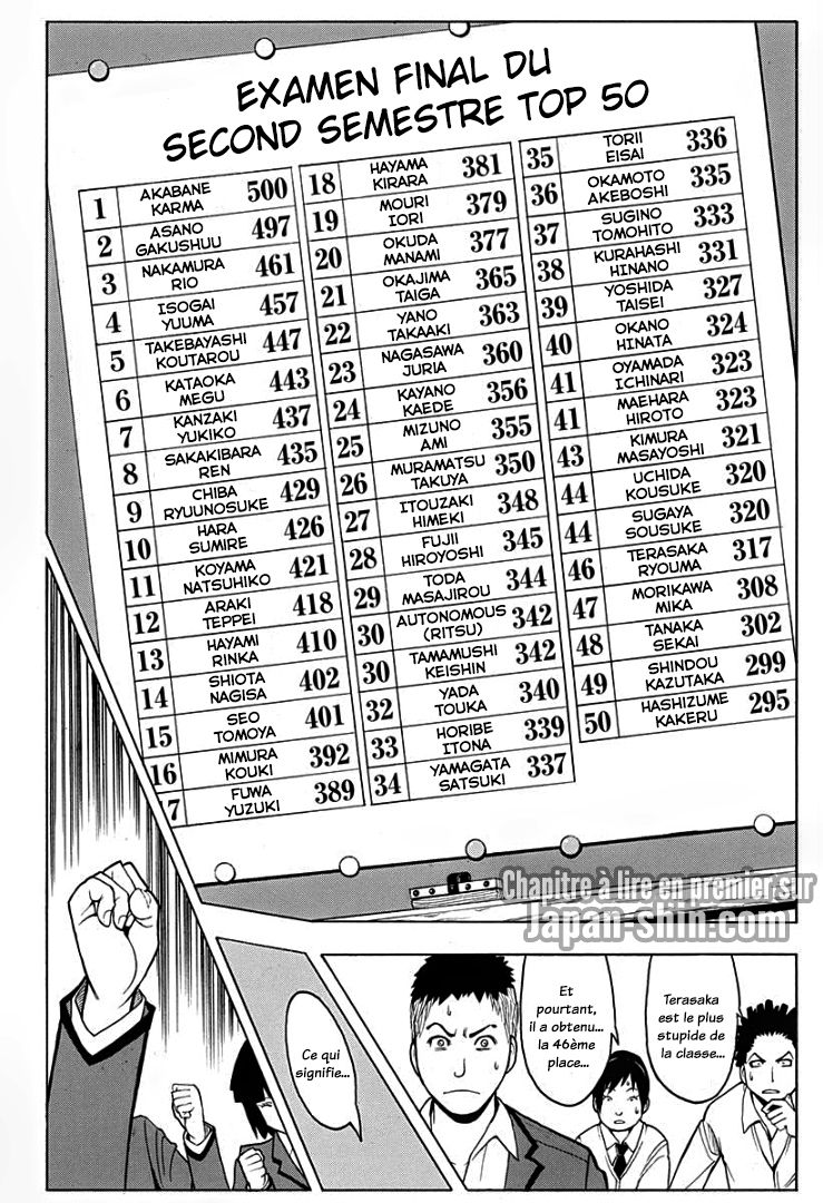 Read Ansatsu Kyoushitsu FR Manga Online