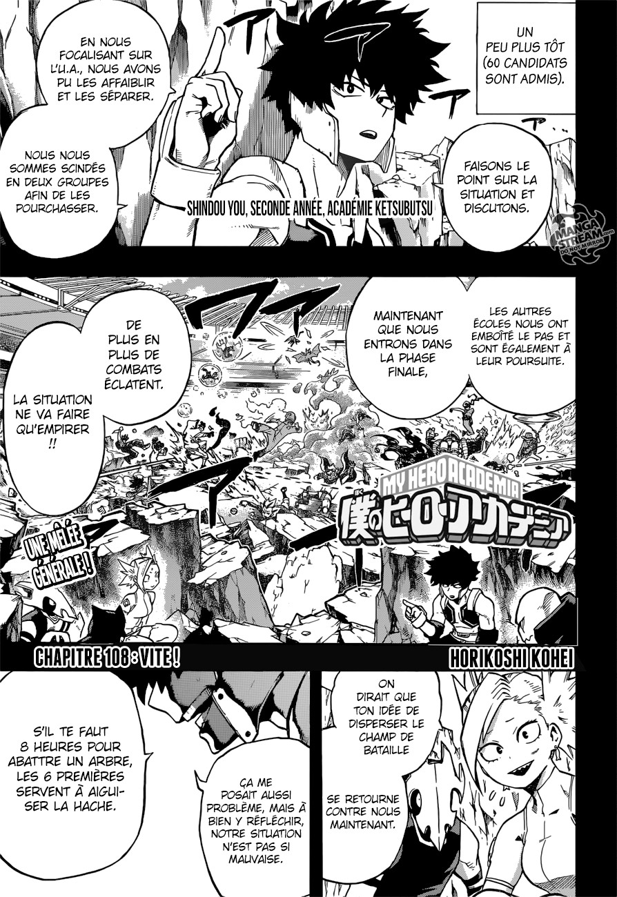 Read Boku no Hero Academia FR Manga Online