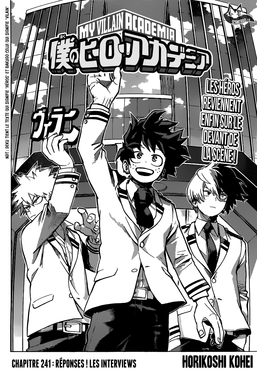 Read Boku no Hero Academia FR Manga Online