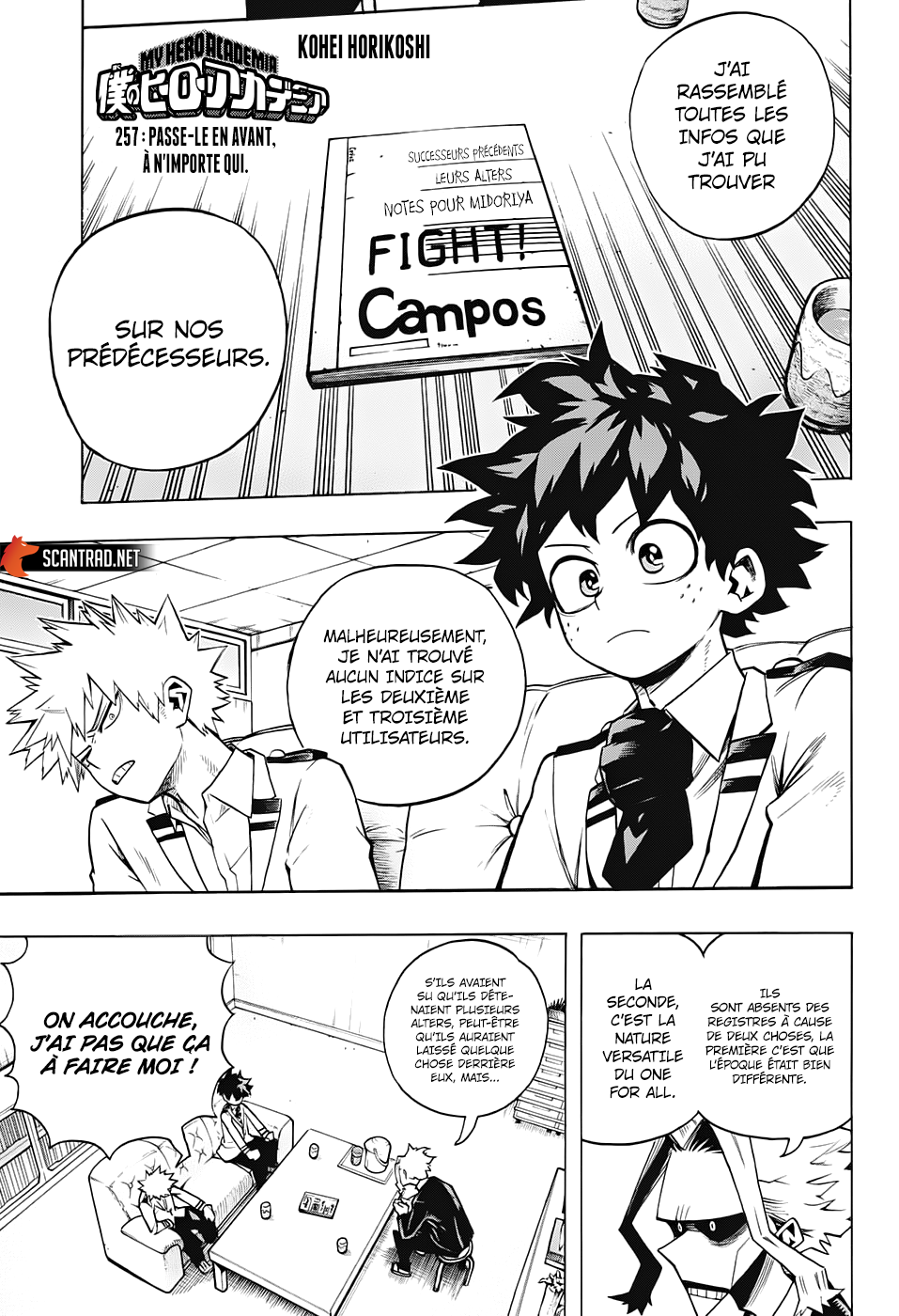 Read Boku no Hero Academia FR Manga Online